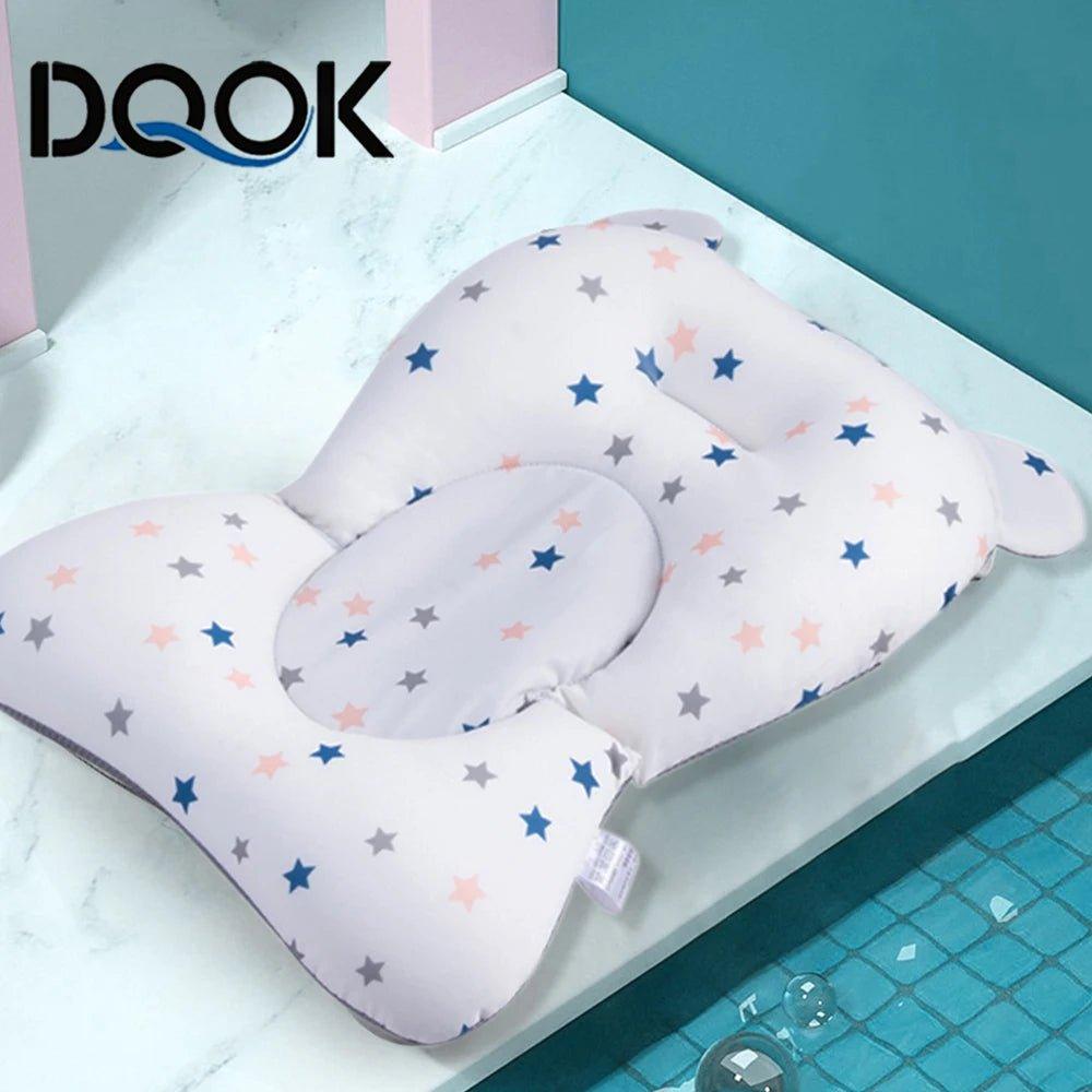 Baby Bath Seat Support Mat Foldable Baby Bath Tub Pad & Chair Newborn Bathtub Pillow Infant Anti-Slip Soft - Palais du Jardin