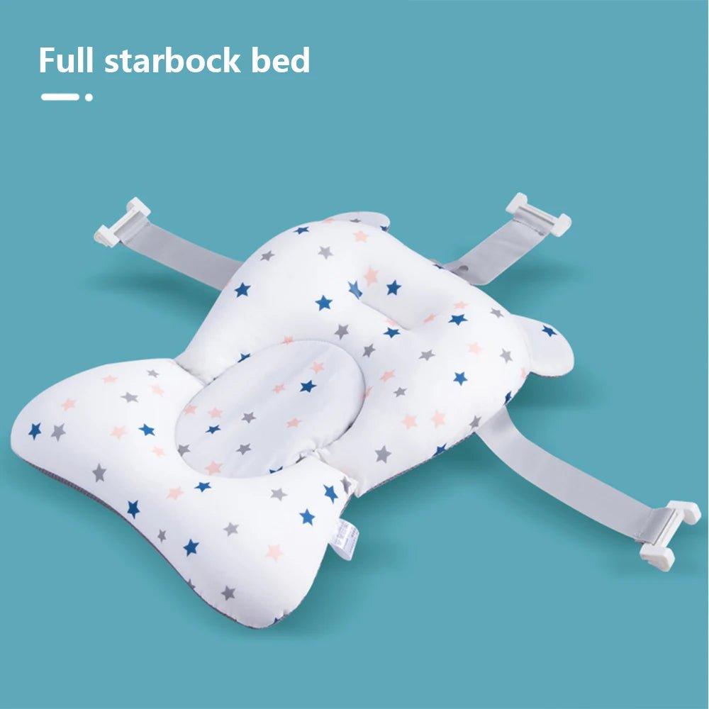Baby Bath Seat Support Mat Foldable Baby Bath Tub Pad & Chair Newborn Bathtub Pillow Infant Anti-Slip Soft - Palais du Jardin