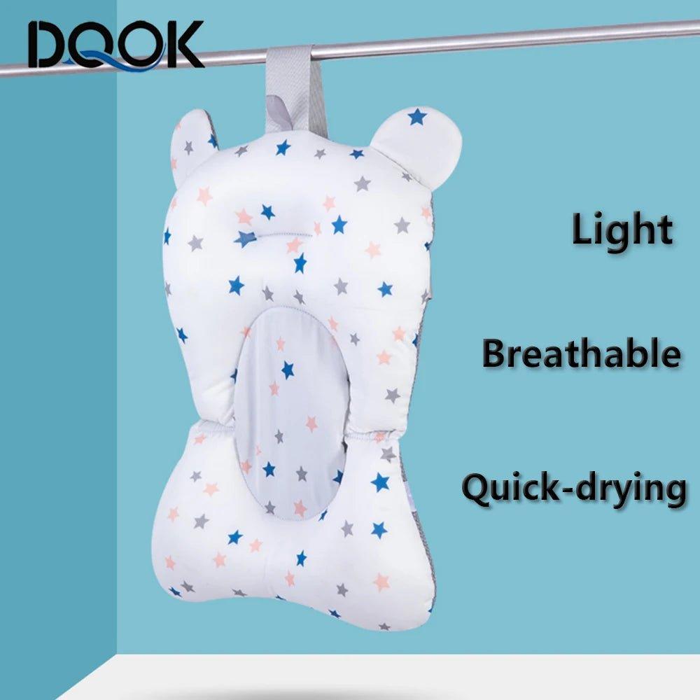 Baby Bath Seat Support Mat Foldable Baby Bath Tub Pad & Chair Newborn Bathtub Pillow Infant Anti-Slip Soft - Palais du Jardin