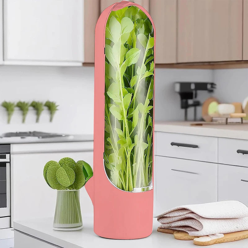 1 Pack Fresh Herb Preservation Bottle Herb Vegetable Preservation Bottle Herb Fresh Storage Container Kitchen Gadget