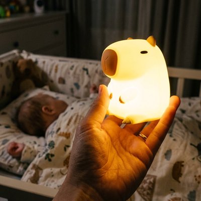 Veilleuse bébé capibara
